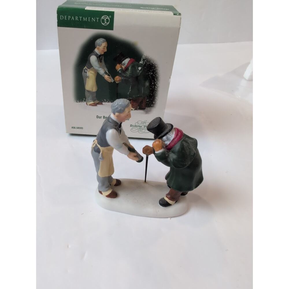 Dept 56 OUR BEST VINTAGE SIR Dickens Village Boxed A CHRISTMAS CAROL